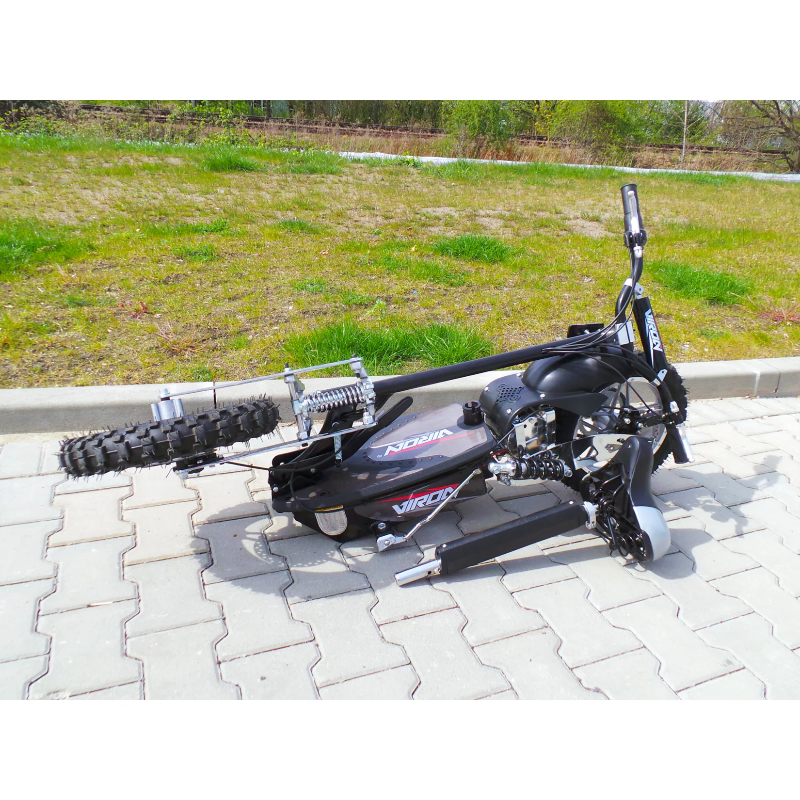 Viron E-Scooter 1000W mit Smartphone Halterung, schwarz