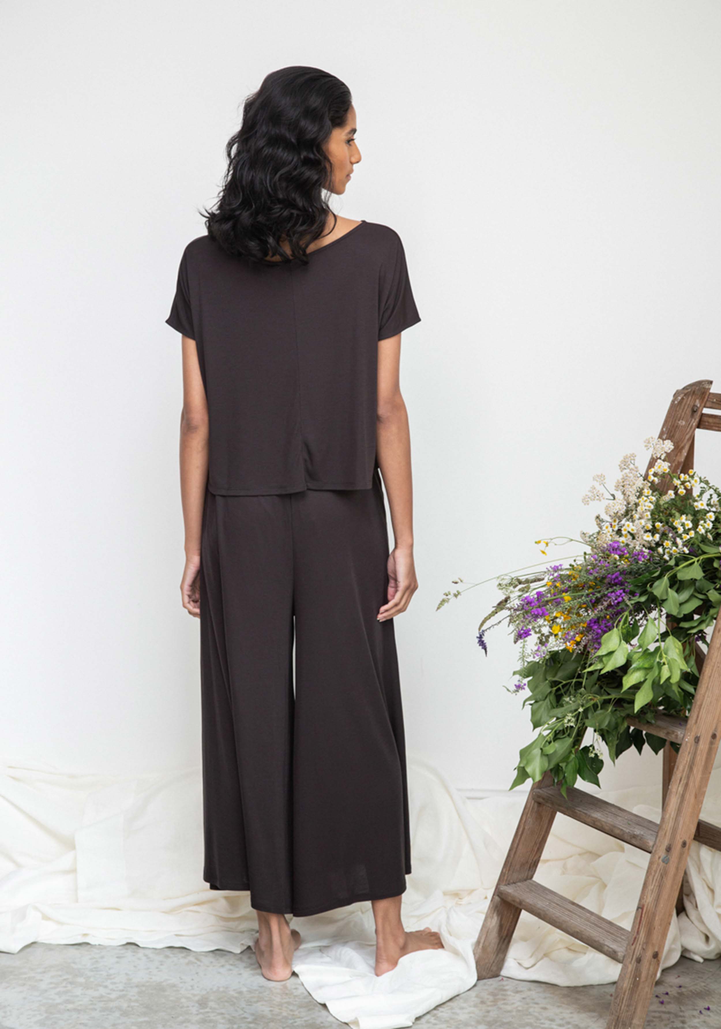 Beaumont Organic Stoffhose Marianna Lou Charcoal