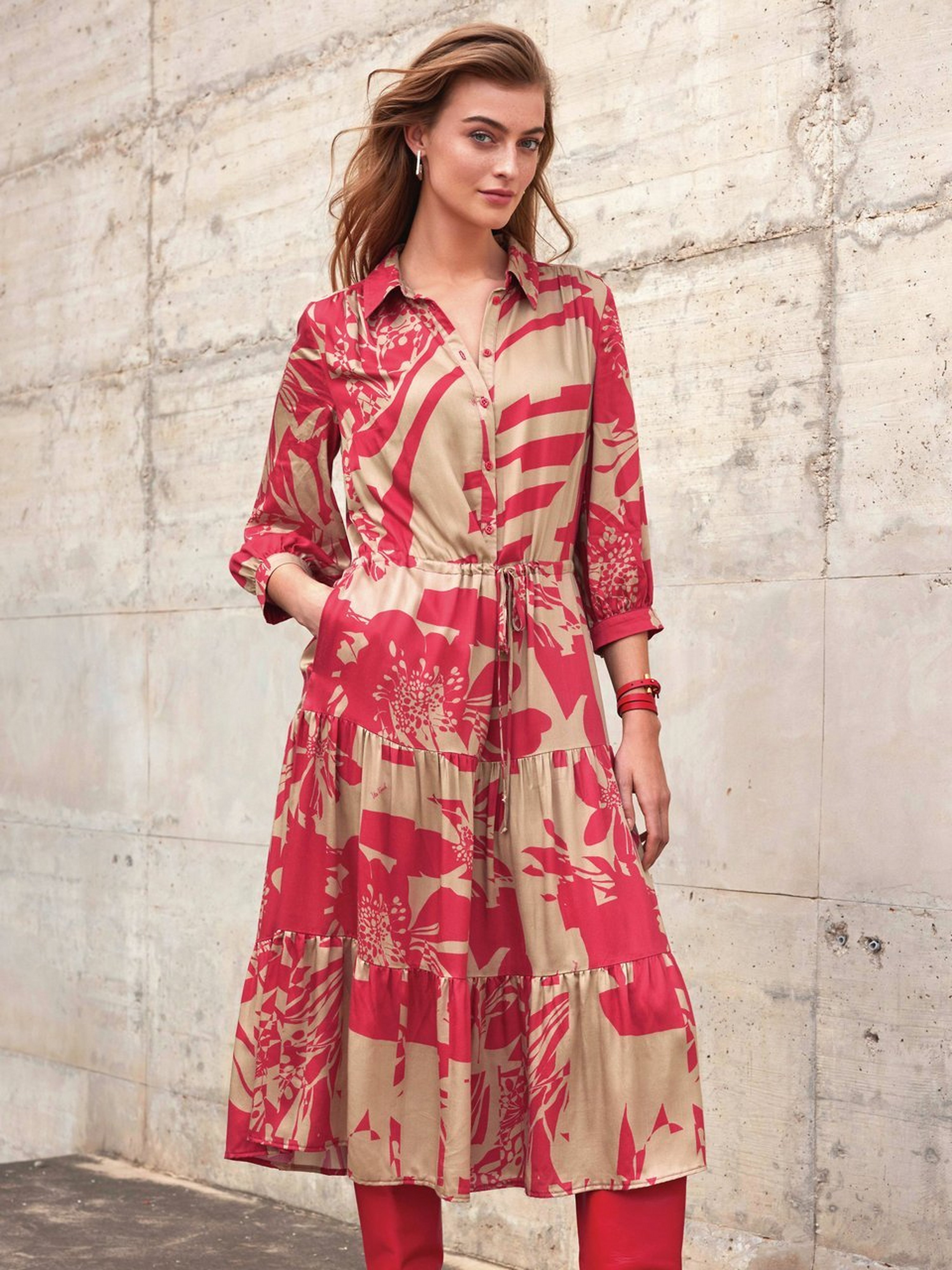 Kleid mit 3/4-Arm
