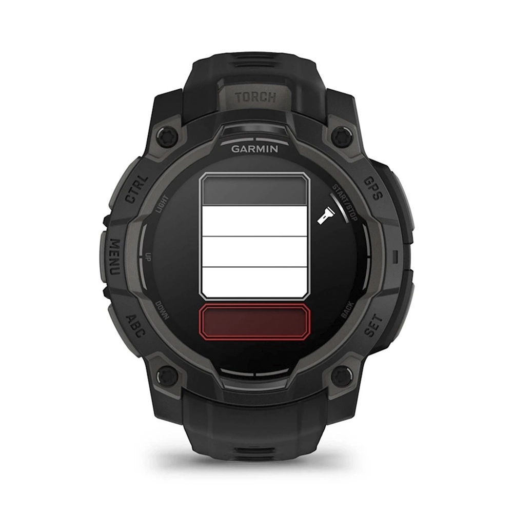 Garmin Instinct 3 Sportuhr 45 mm, AMOLED Schwarz