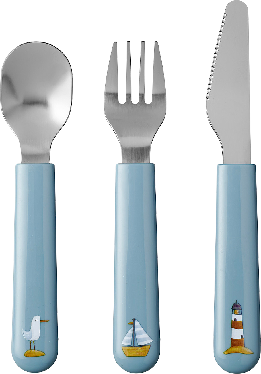 Mepal Mio Kinder Besteckset 3 teilig sailors bay