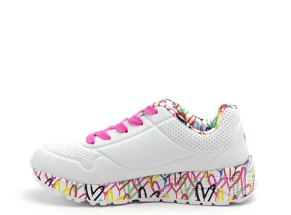 Skechers basses enfant 314976 blanc
