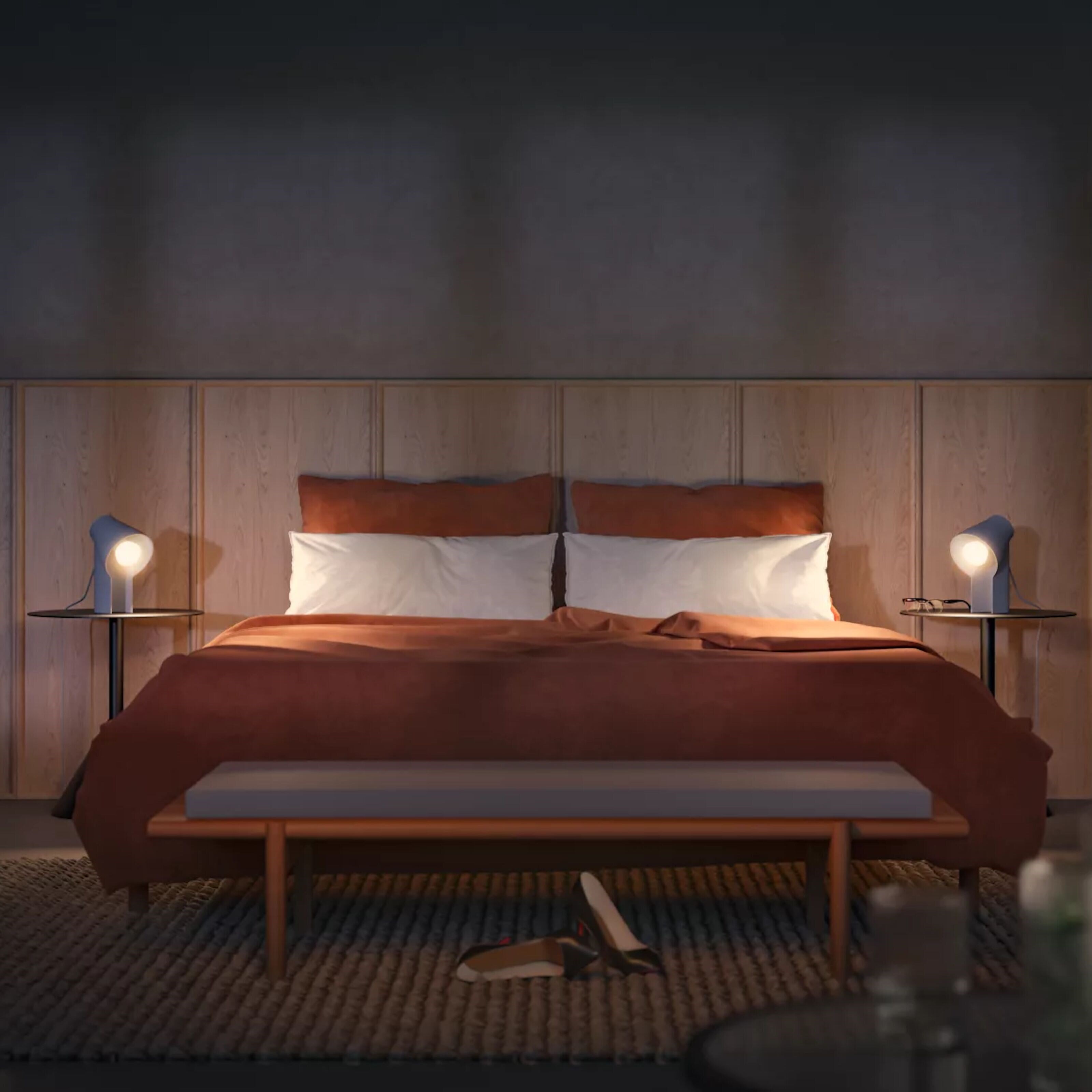 Philips Hue Ambiance Smart LED-pære E27 1100 lm 2-pack