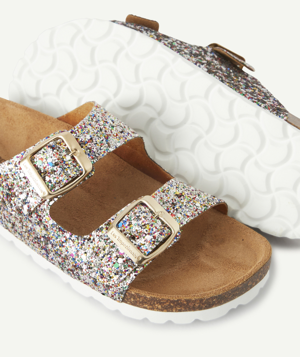 LES TROPEZIENNES PAR M BELARBILES MULES À PAILLETTES COLORÉES