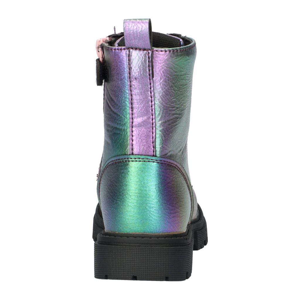 Nelson Kids veterboots paars/groen