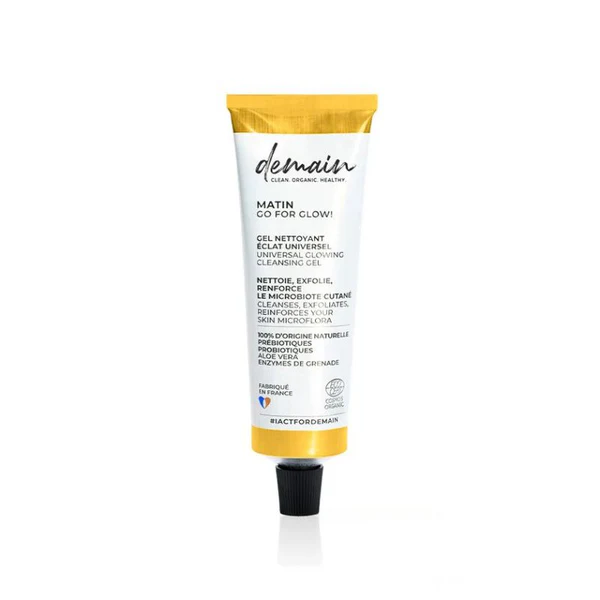 Demain Gel Nettoyant Exfoliant - Go For Glow 100 mL