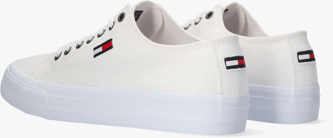 TOMMY HILFIGER witte tommy hilfiger lage sneakers long lace up vulc