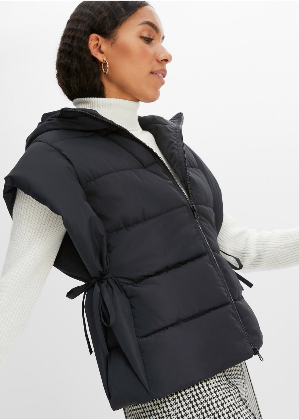 Veste courte sans manches