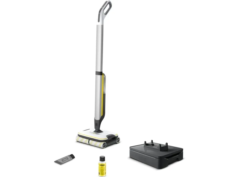 Kärcher FC 7 Cordless - Gulvrenser - stav - ledningsfri - hvid inkluderet oplader
