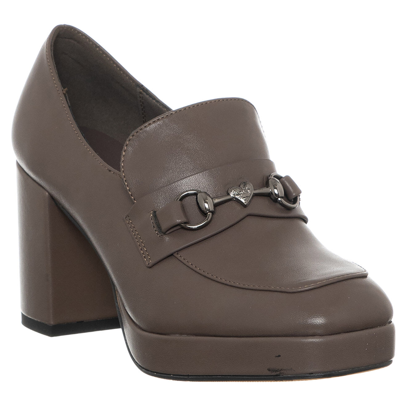 Tua By Braccialini Mocassins Hortense marron - Talon 8 cm