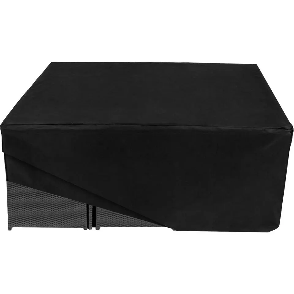 tectake - tuinset New York - wicker - zwart