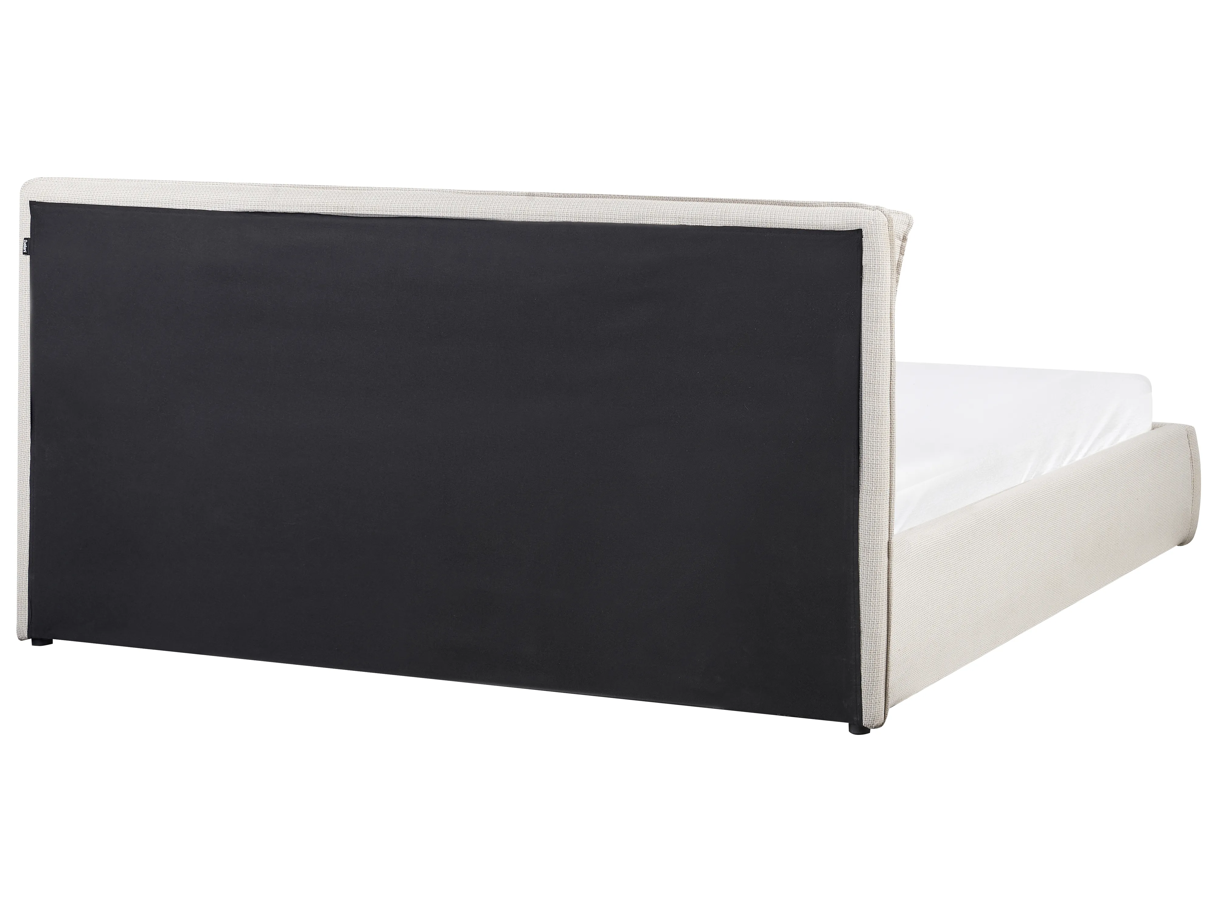Bed met opbergruimte Stof BAJONNA 180 x 200 cm Beige