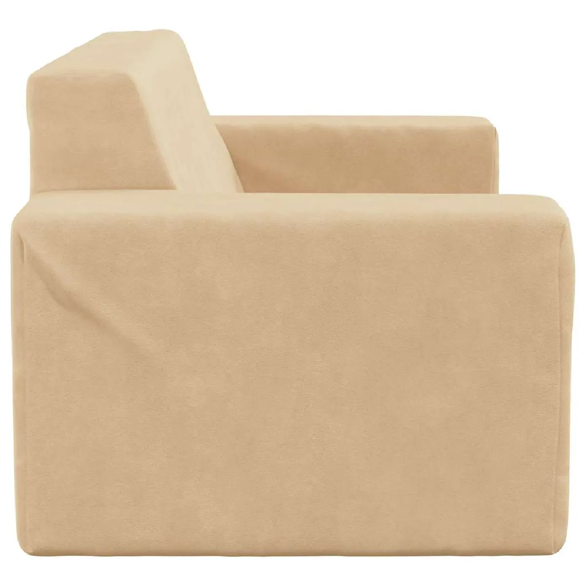 vidaXL Canapé 2 places enfant - Crème
