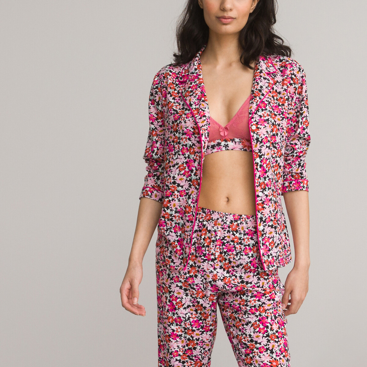 COLEÇÕES LA REDOUTE<br>Pijamas com estampado floral