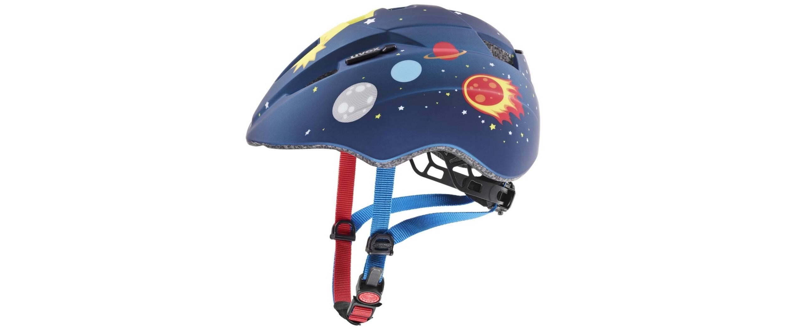 Helm uvex kid 2 cc dark blue rocket matt , 46 - 52Velohelm