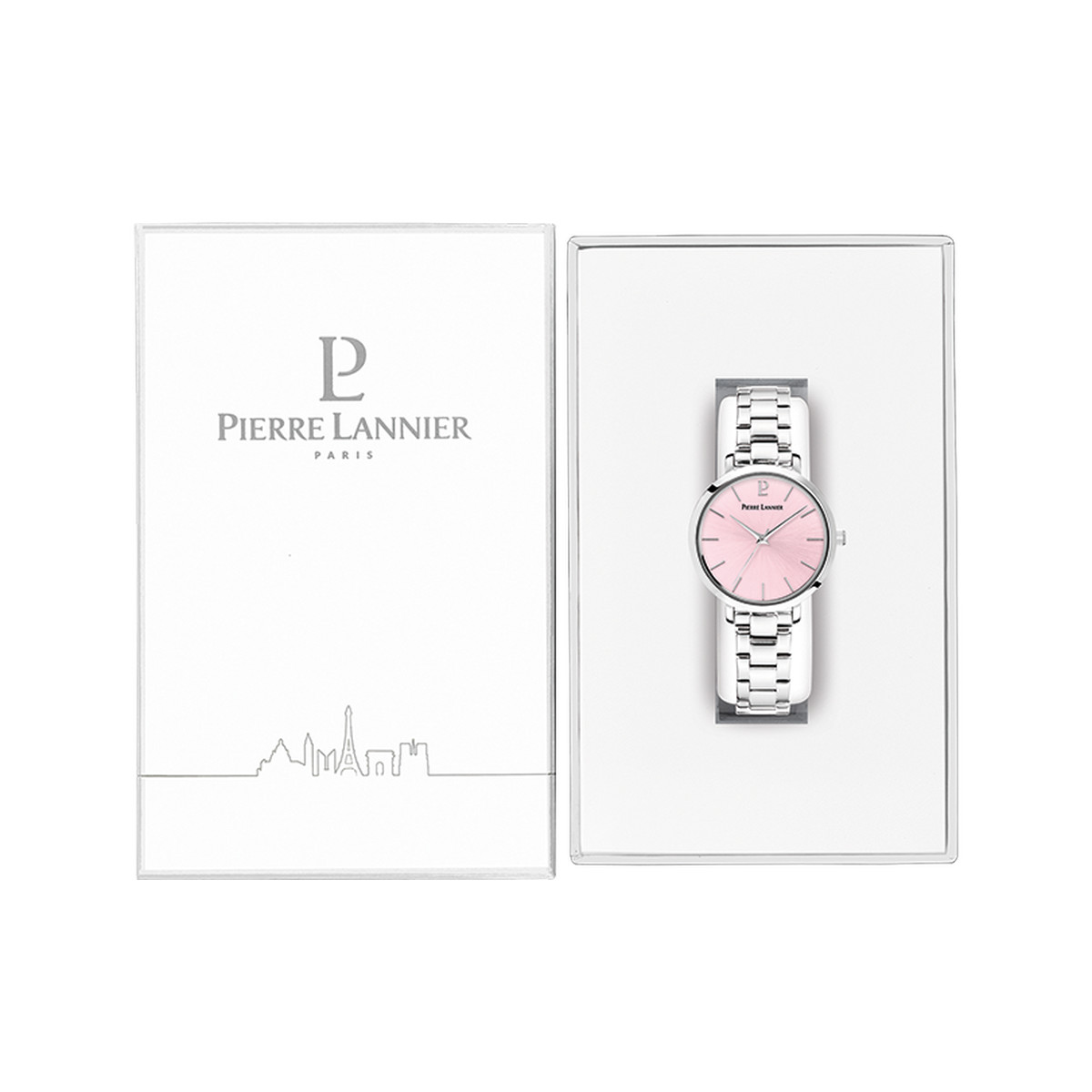Montre PIERRE LANNIER Chouquette femme bracelet acier