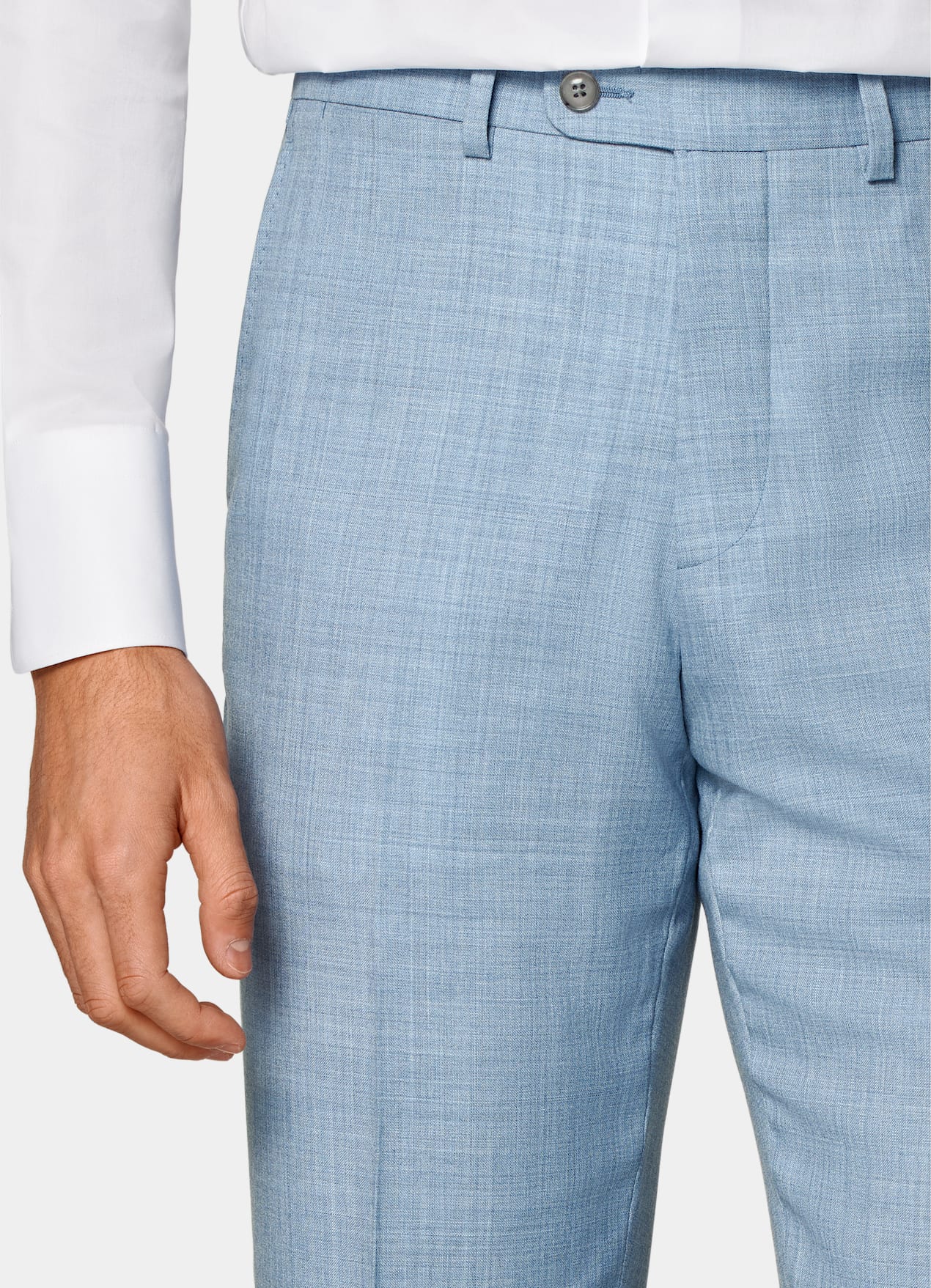 Costume Perennial Havana coupe Tailored bleu clair