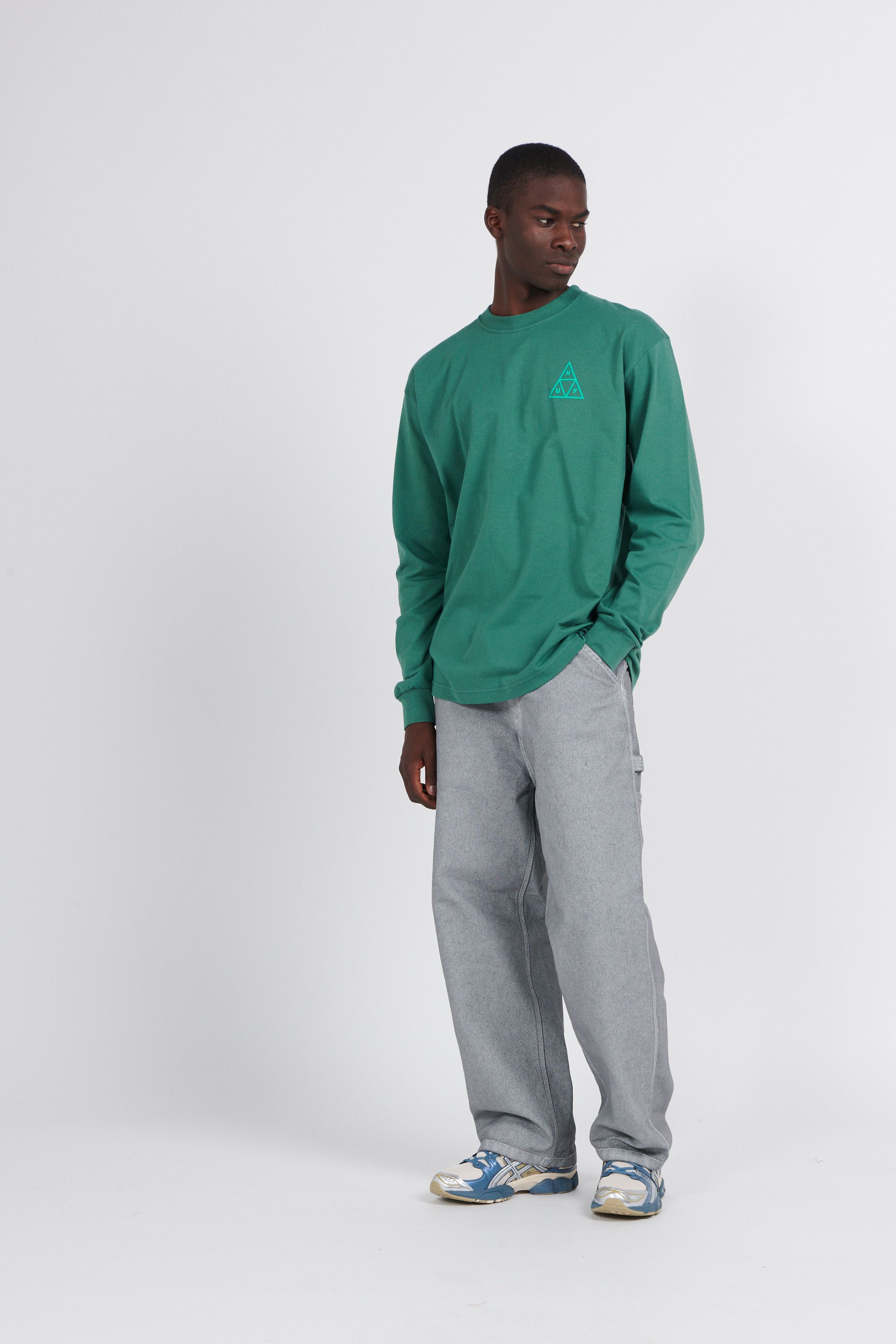 HUF T-shirt  HUF SET TT LS Vert