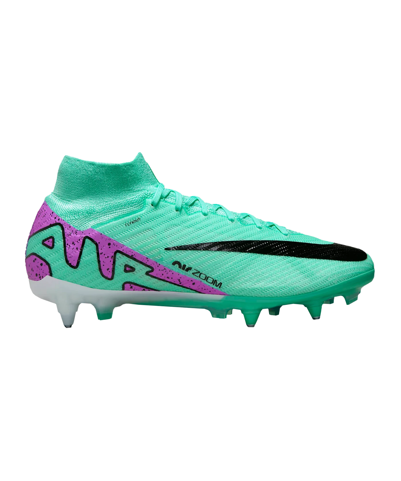 Nike Air Zoom Mercurial Superfly IX Elite SG-Pro AC Peak Ready Grün Pink Schwarz F300