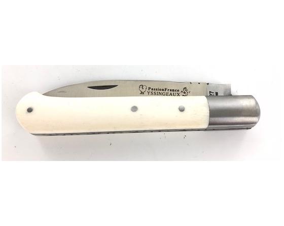 Yssingeaux 11 cm - Os - Guilloché Couteau de Poche PassionFrance