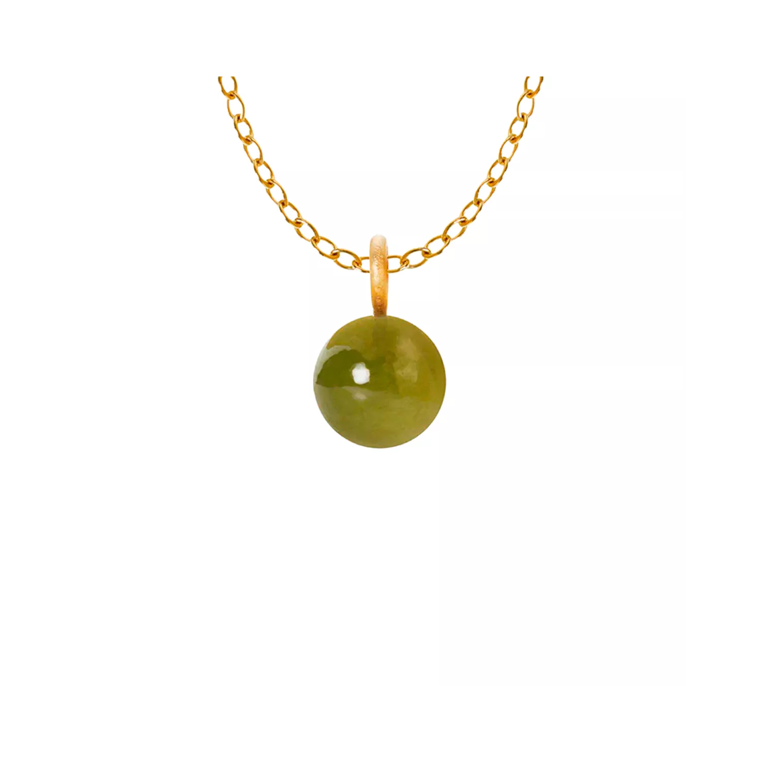 Dulong Globe Vesuvian Pair Vedhæng 18 kt. Guld GLO2-A1109