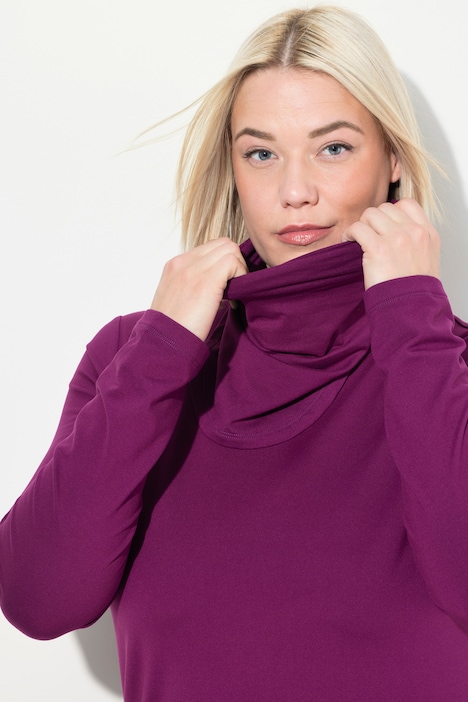 Ski-Funktionsshirt, schnelltrocknend, Loop, Langarm