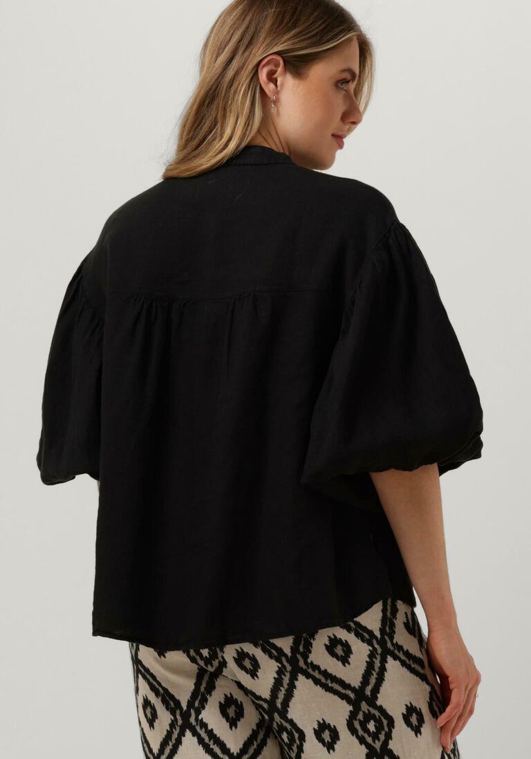 MR MOOD zwarte mr mood blouse mrs balon shirt