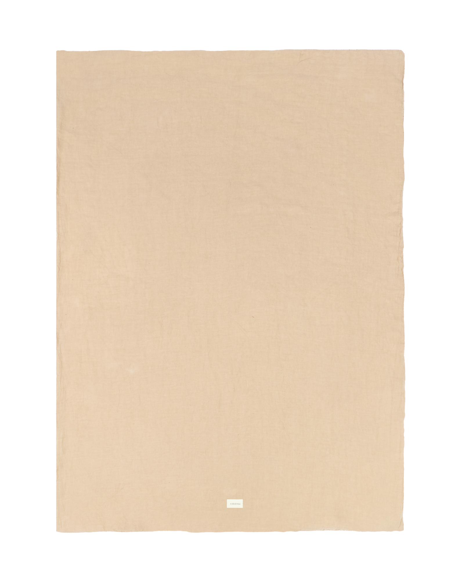 Housse de couette enfant l1n0en lin français et coton bio lavés | Beige