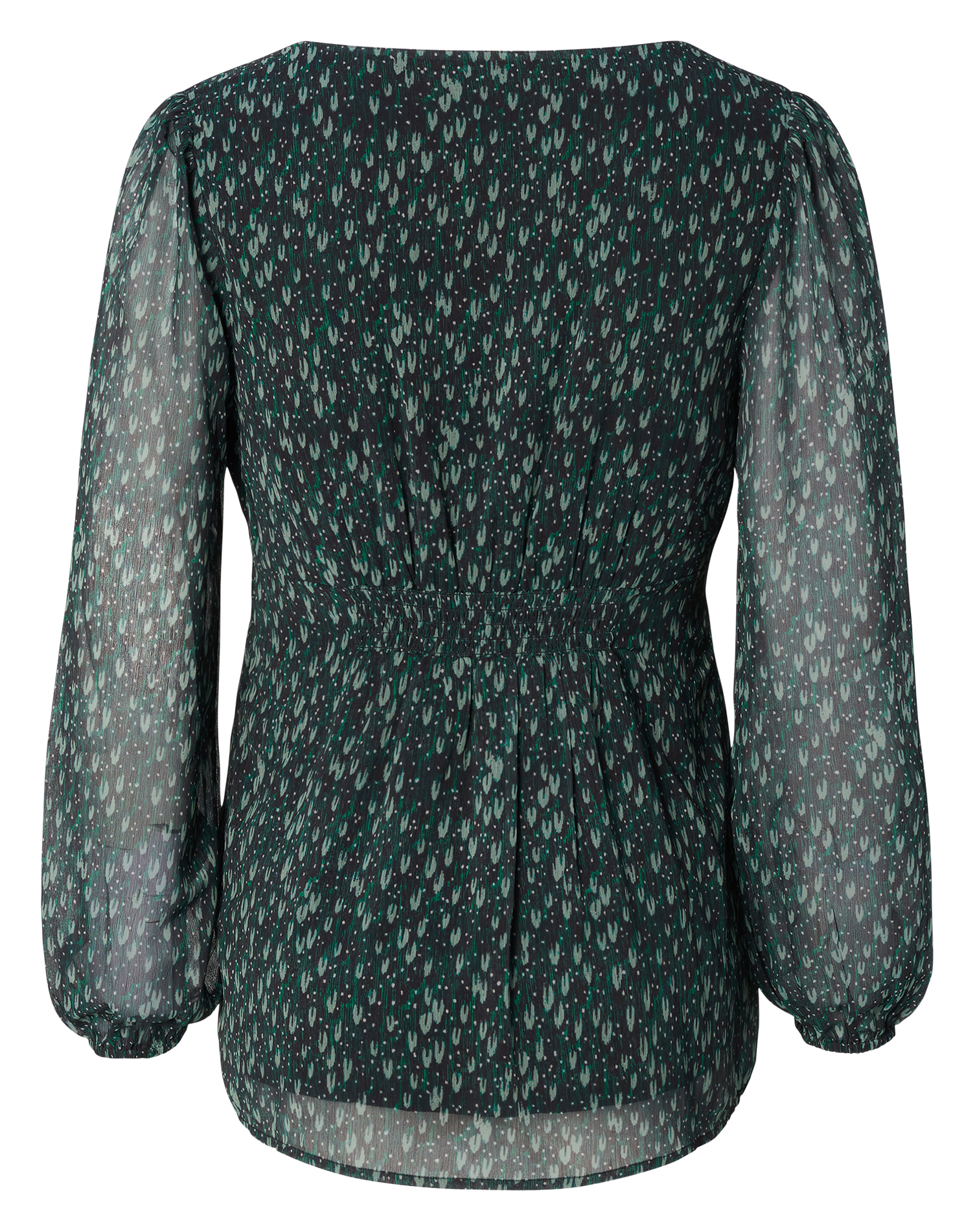 FOGGIA - Blouse de grossesse cache coeur | Vert