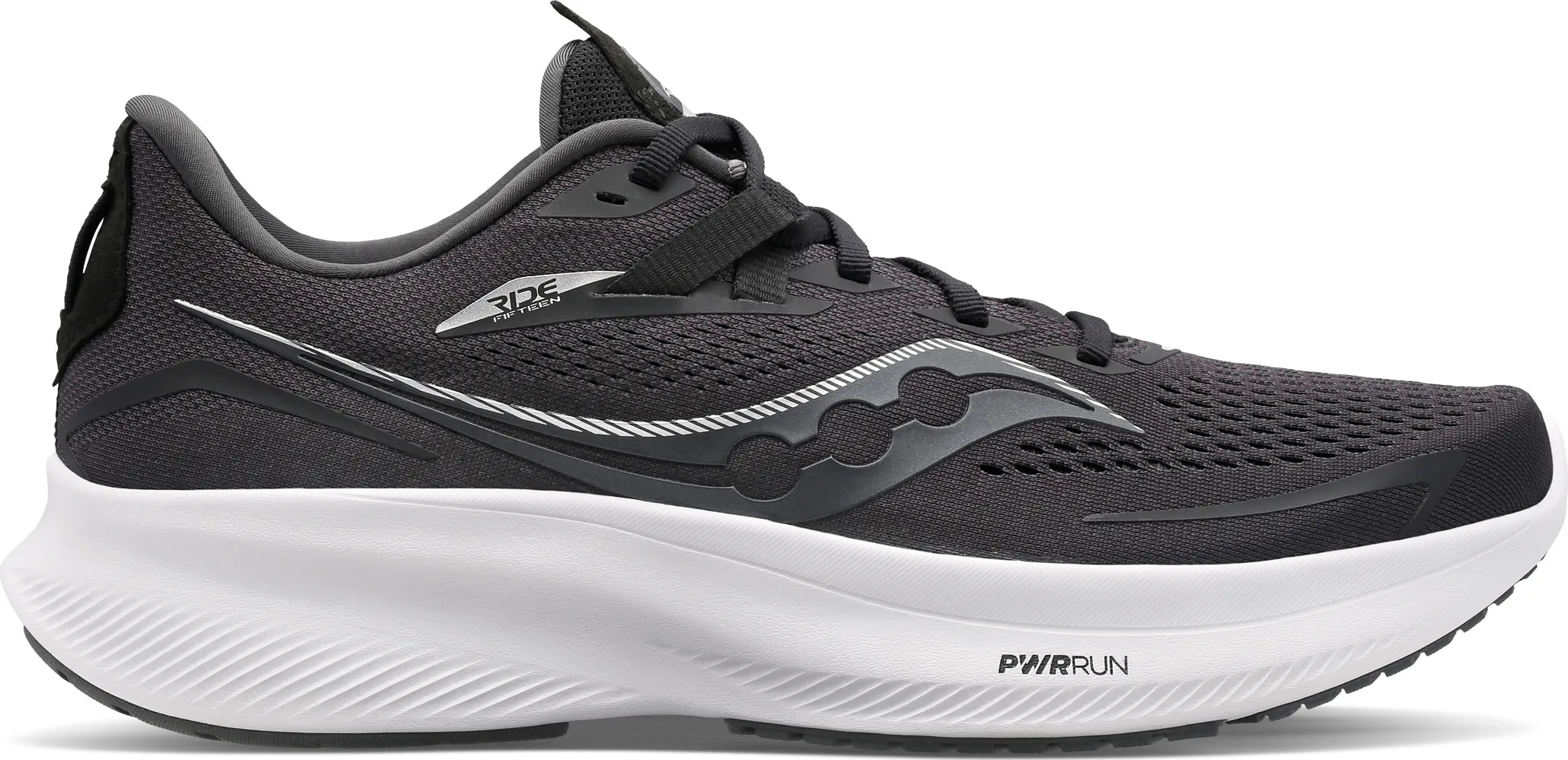 Saucony Men's Ride 15 Black/White
