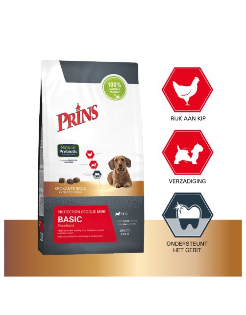 Prins Protection Croque Mini Basic Excellent - Hondenvoer - 2 kg