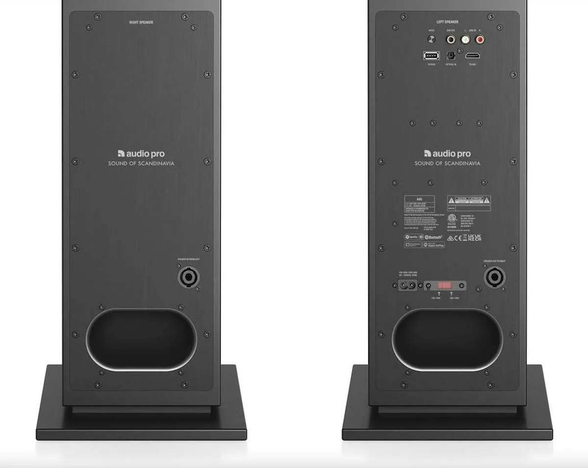 Audio Pro A48 Noir Enceintes sans fil hi-fi