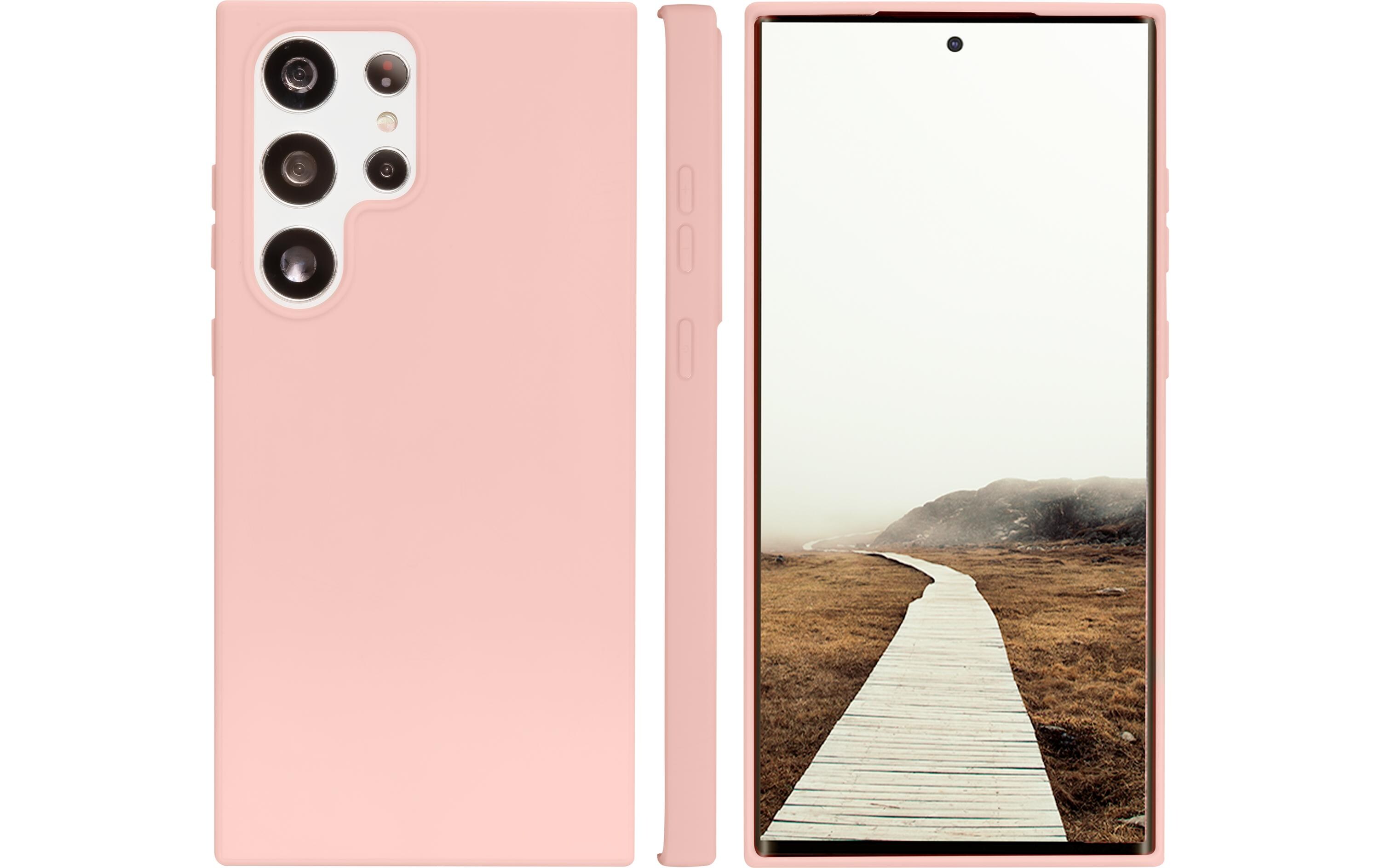Back Cover Greenland Galaxy S23 Ultra PinkSchutzhülle für das Samsung Galaxy S23 Ultra