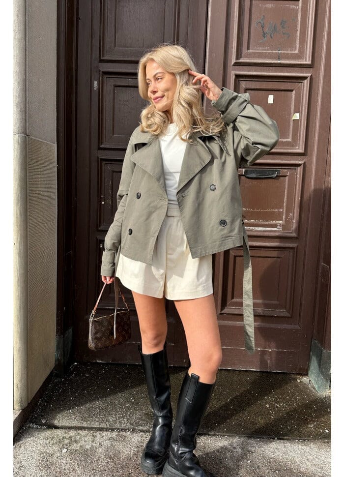 BYIC Almaic Trenchcoat green green