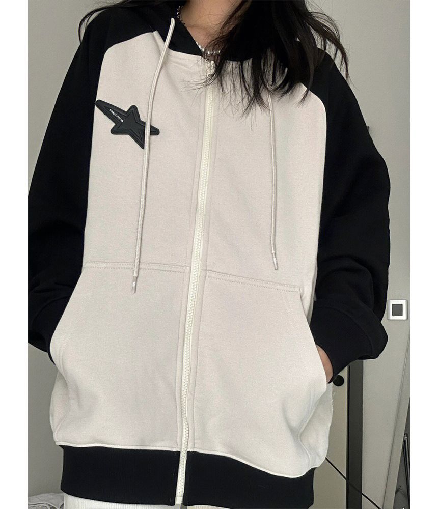 Dreamkura - Star Raglan Zip Hoodie
