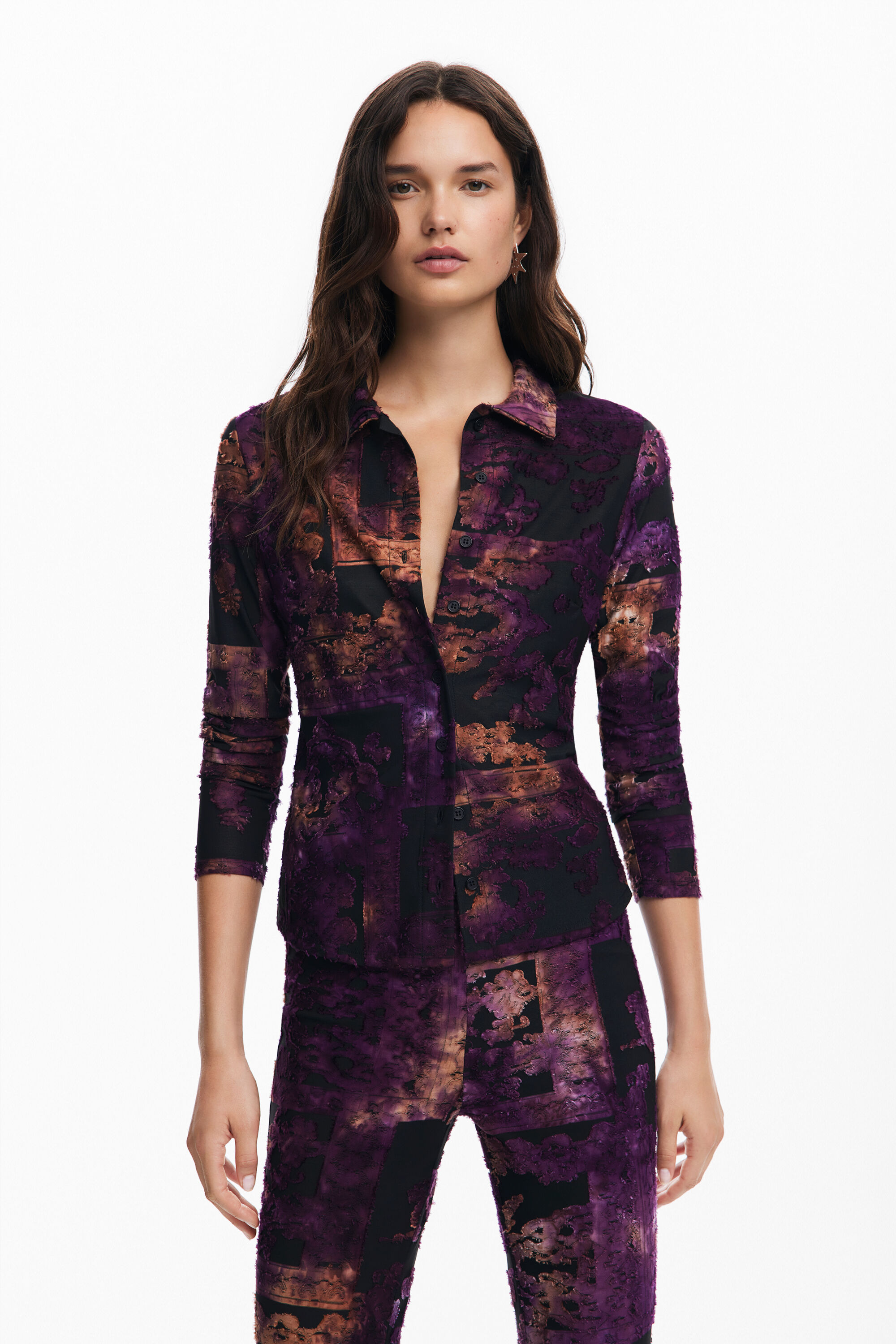 camisa borrada