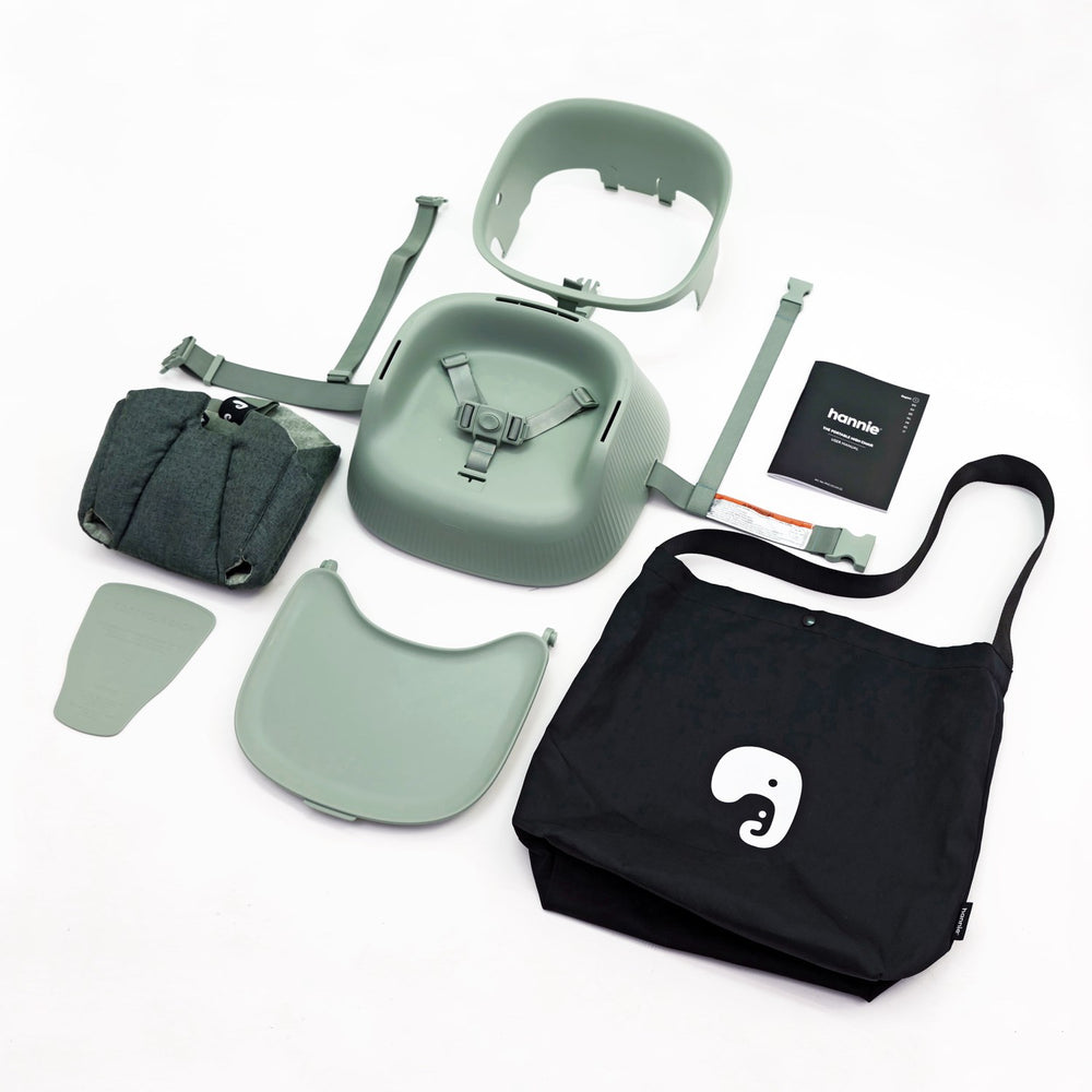 Køb Hannie Sage Green The Portable High Chair