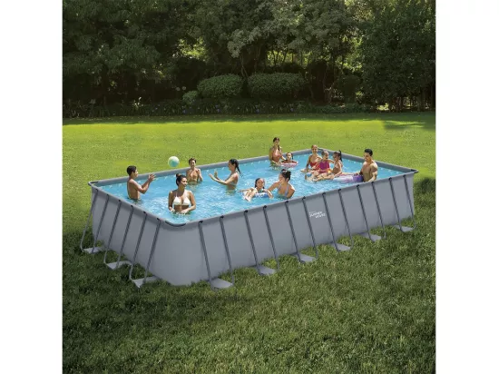 Piscine tubulaire grise - 