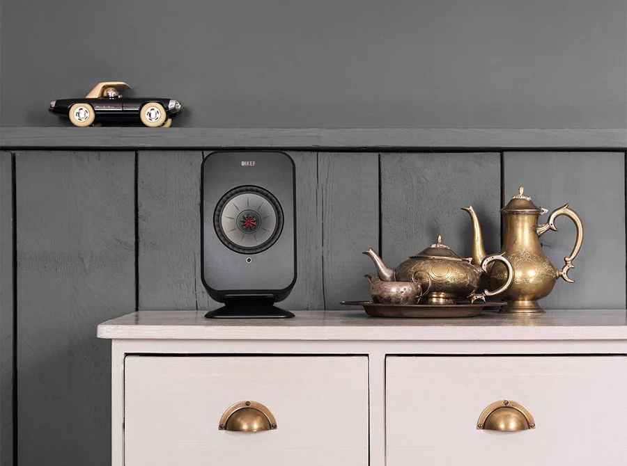 KEF P1 Noir (la paire) Pieds pour enceintes