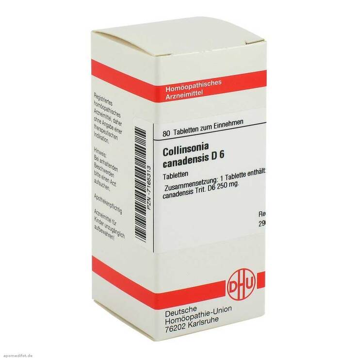 DHU Collinsonia canadensis D 6 Tabletten, 80 St