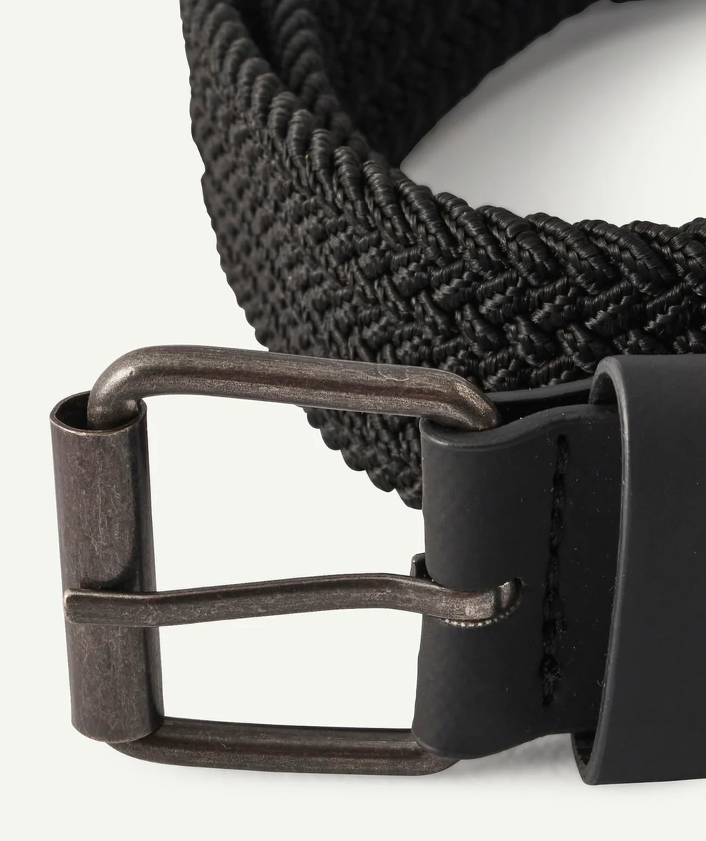 CEINTURE GARÇON NOIRE ET TRESSÉE
