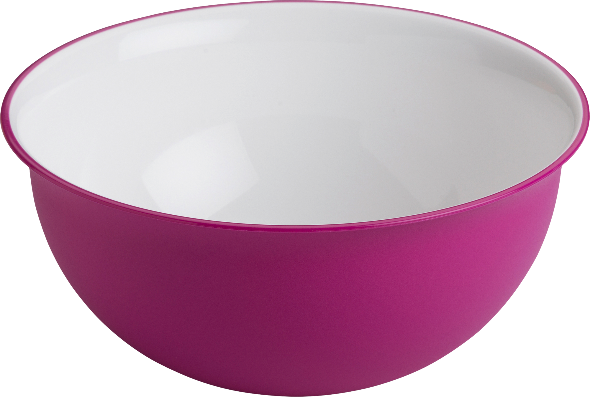 Omada Salatschüssel 20 cm 1,7 Liter weiß fuchsia