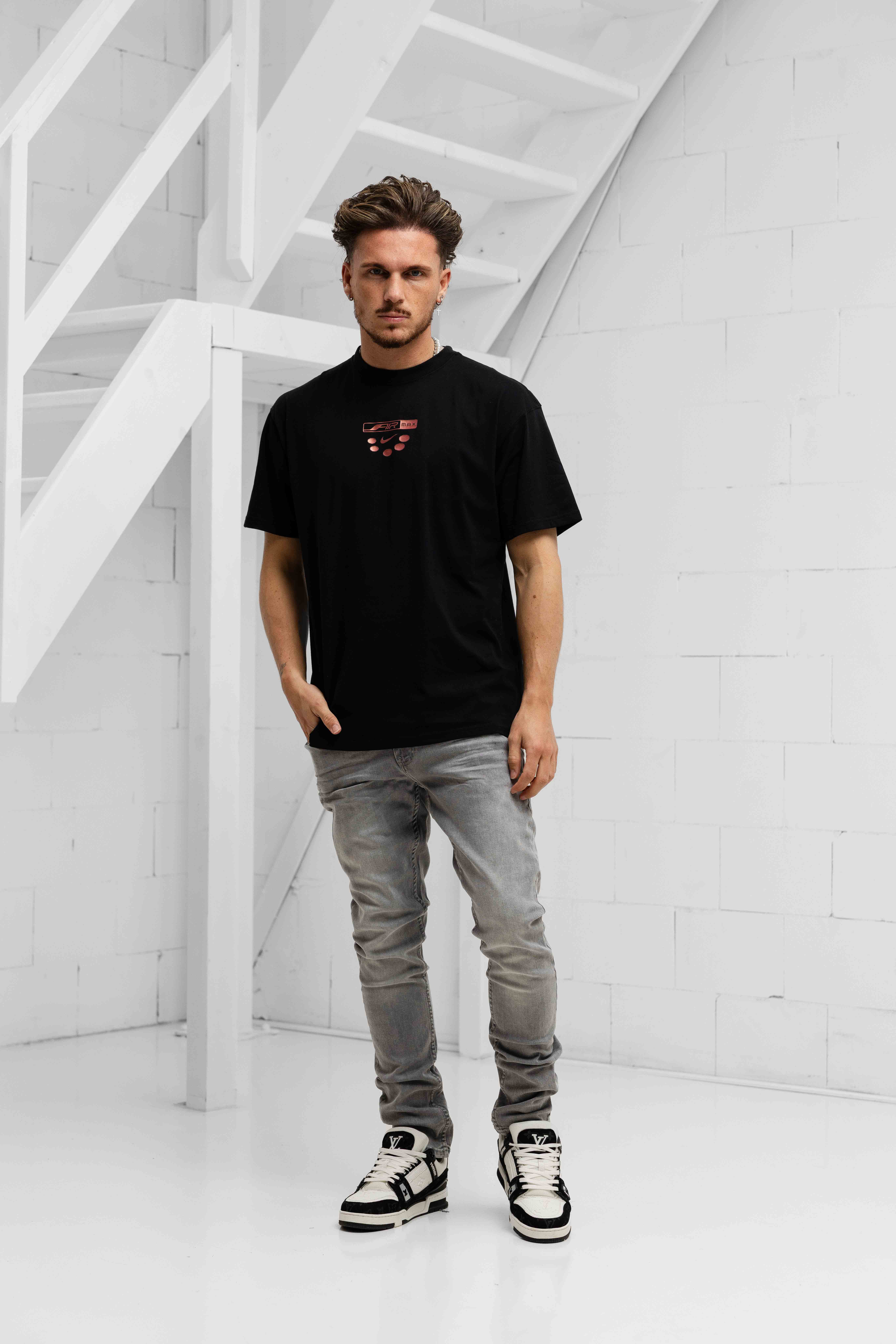 Nike Sportswear Max90 T-Shirt Heren Zwart