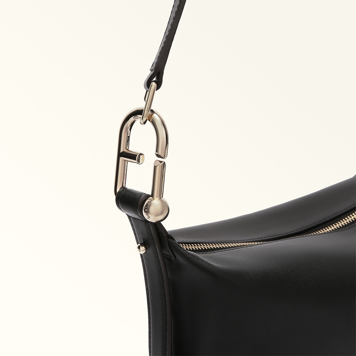 FURLA<br>Bolsa hobo de couro, NUVOLA M
