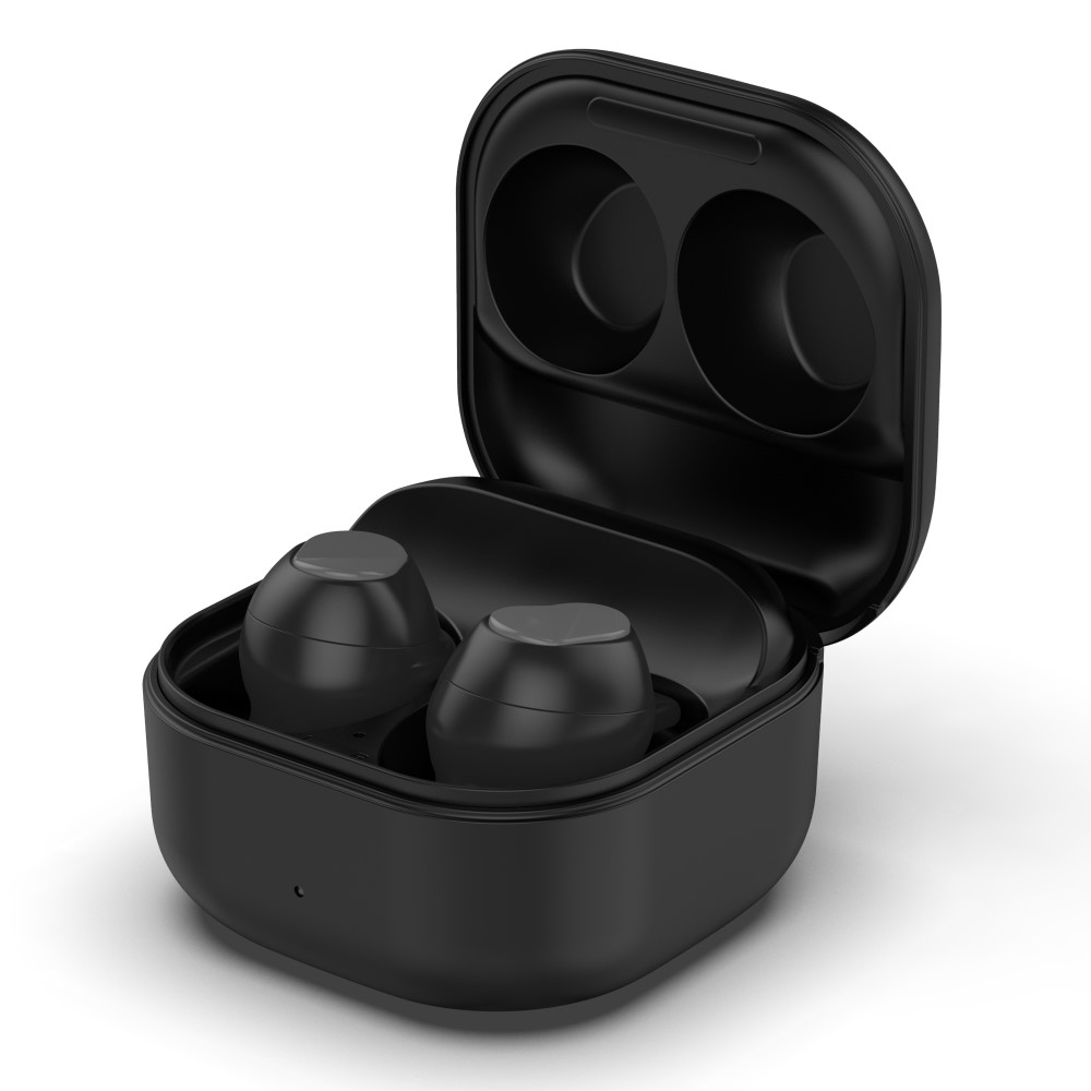 (600mAh) Ladecase mit USB C Ladekabel für Samsung Galaxy Buds FE (SM-R400) Kopfhörer - Schwarz