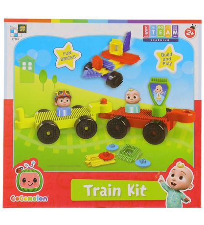 CoComelon Aktivitätsspielzeug - Funbricks Train Bausatz