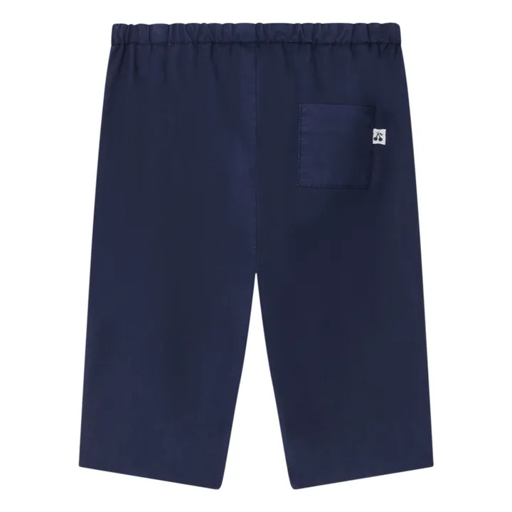 Bonpoint Pantalon Dandy Popeline | Bleu marine