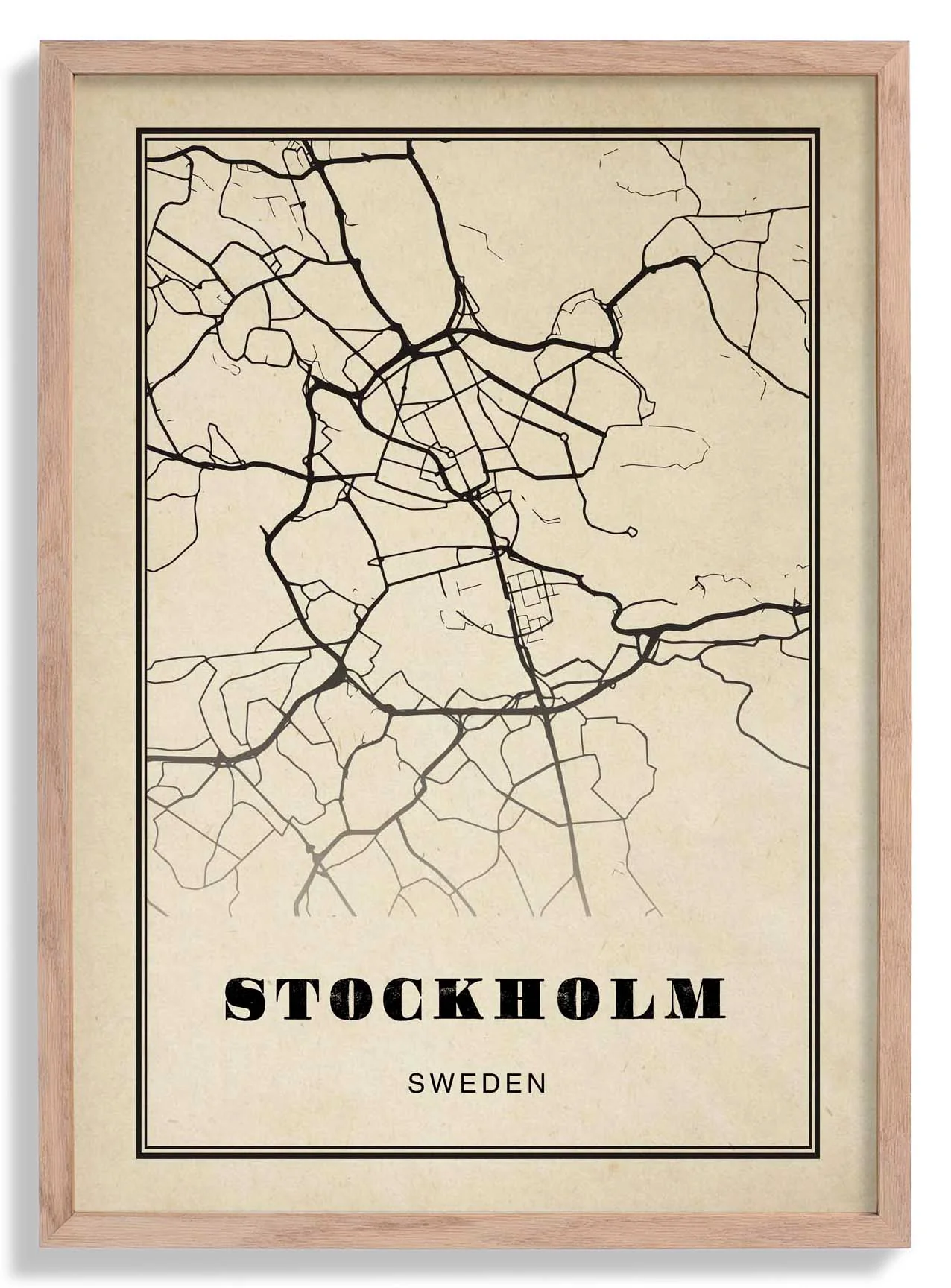 Stockholm Stadt Sepia