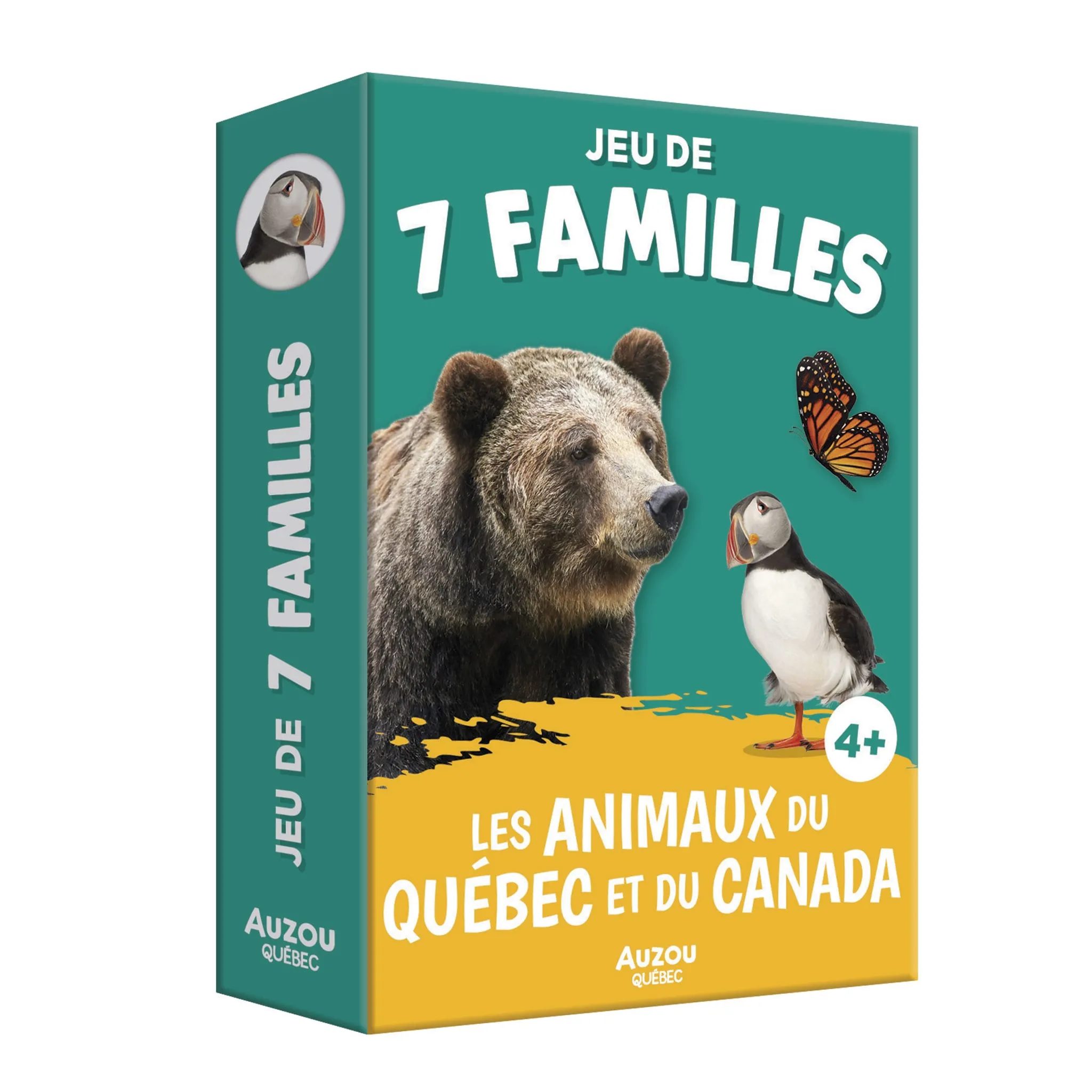 Auzou Jeu de 7 Familles :  Animaux du Québec et du Canada