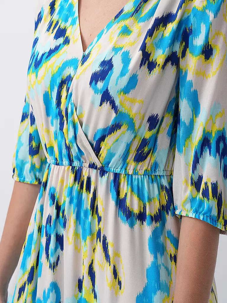 COMMA Midikleid blau